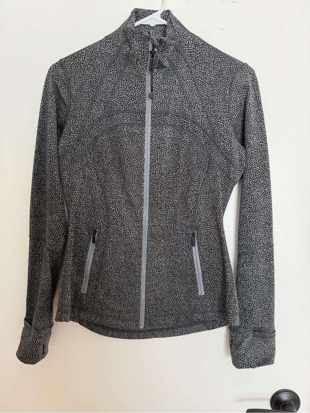 lululemon athletica Black Speckled Full-Zip Utility Jacket